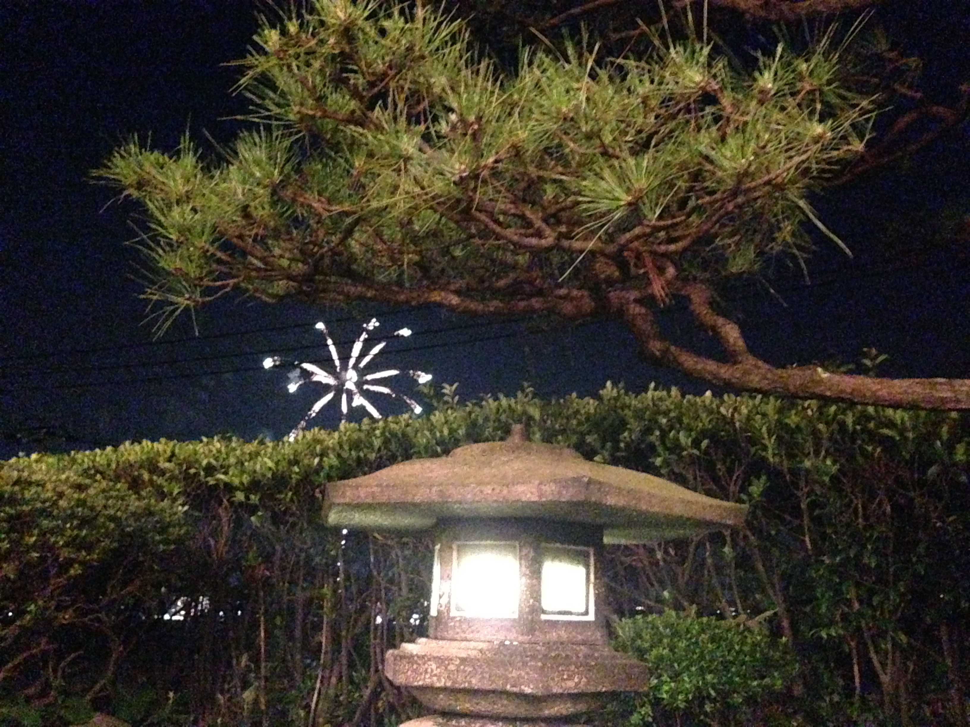 中間先生を囲んで